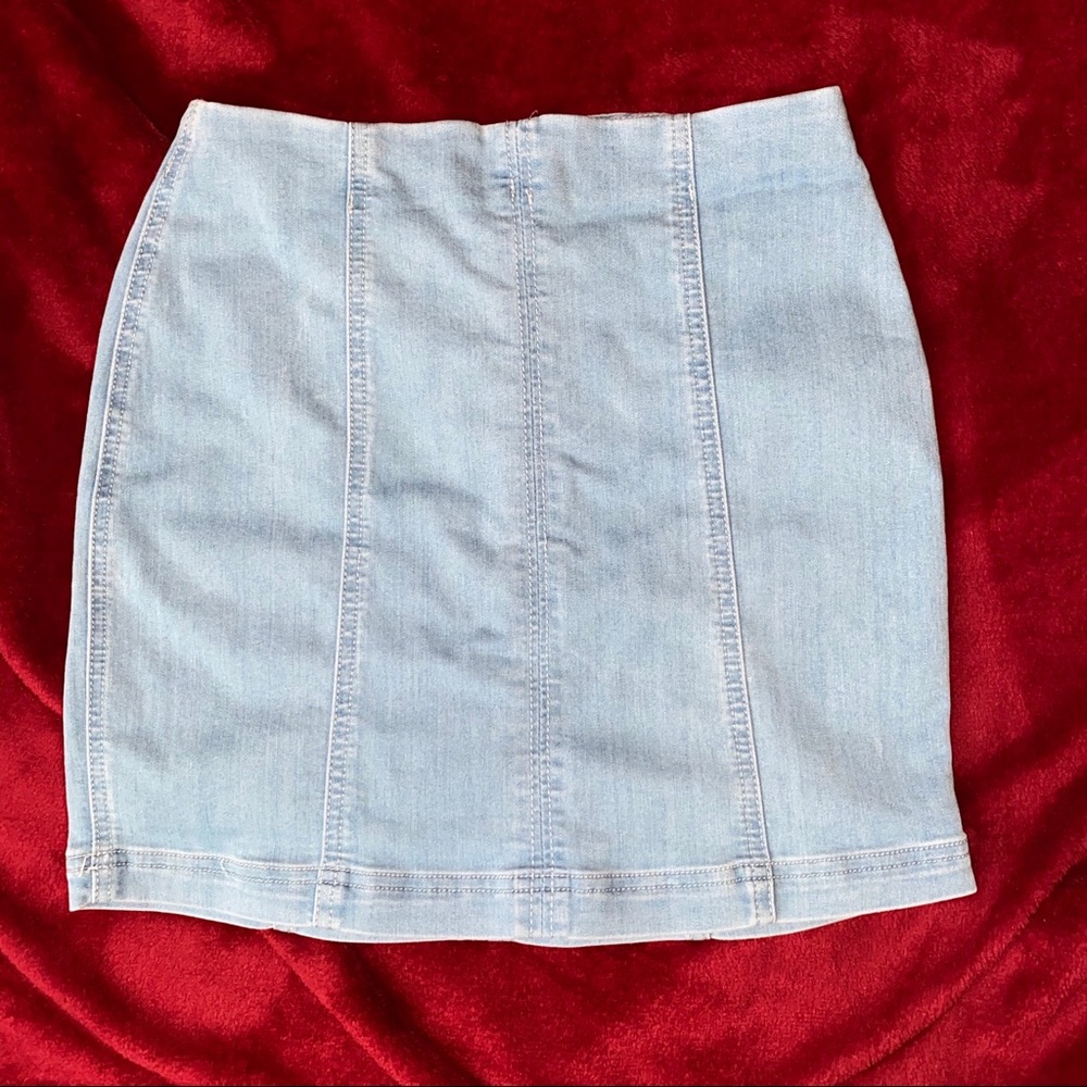 Denim Mini Skirt